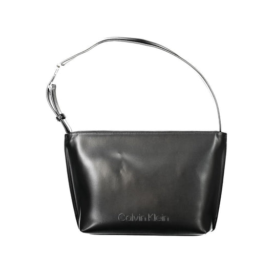 Calvin Klein Black Polyester Women Shoulder Bag