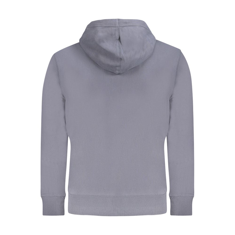 Calvin Klein Blue Cotton Men's Hooded Sweatshirt