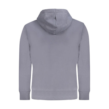 Calvin Klein Blue Cotton Men's Hooded Sweatshirt