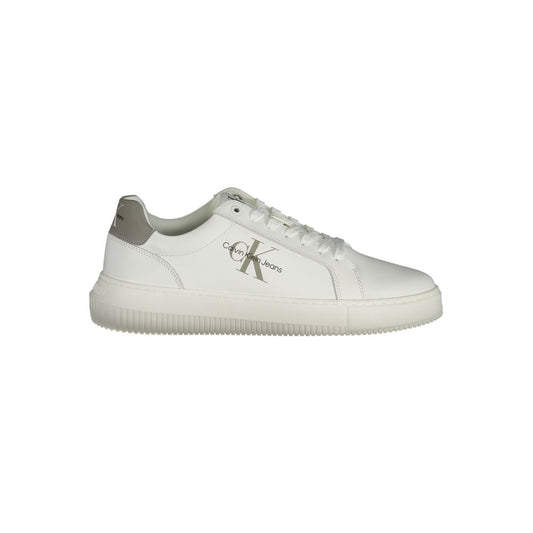 Calvin Klein White Leather Men's Sneaker