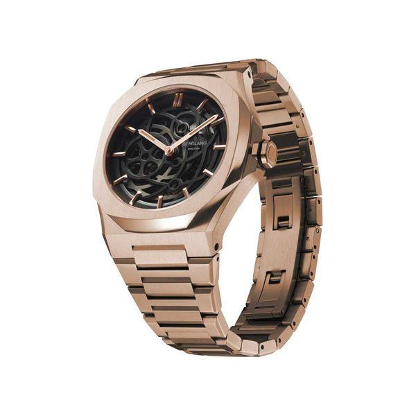 D1 MILANO SKELETON BRACELET Mod. ROSE GOLD - Automatic WATCHES D1 MILANO