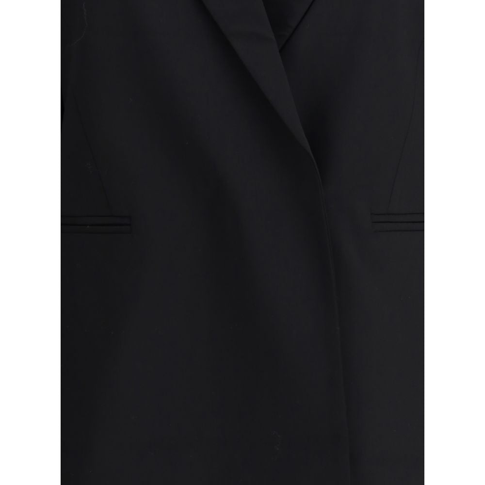 Di Stavnitser Black Polyester Blazer Di Stavnitser