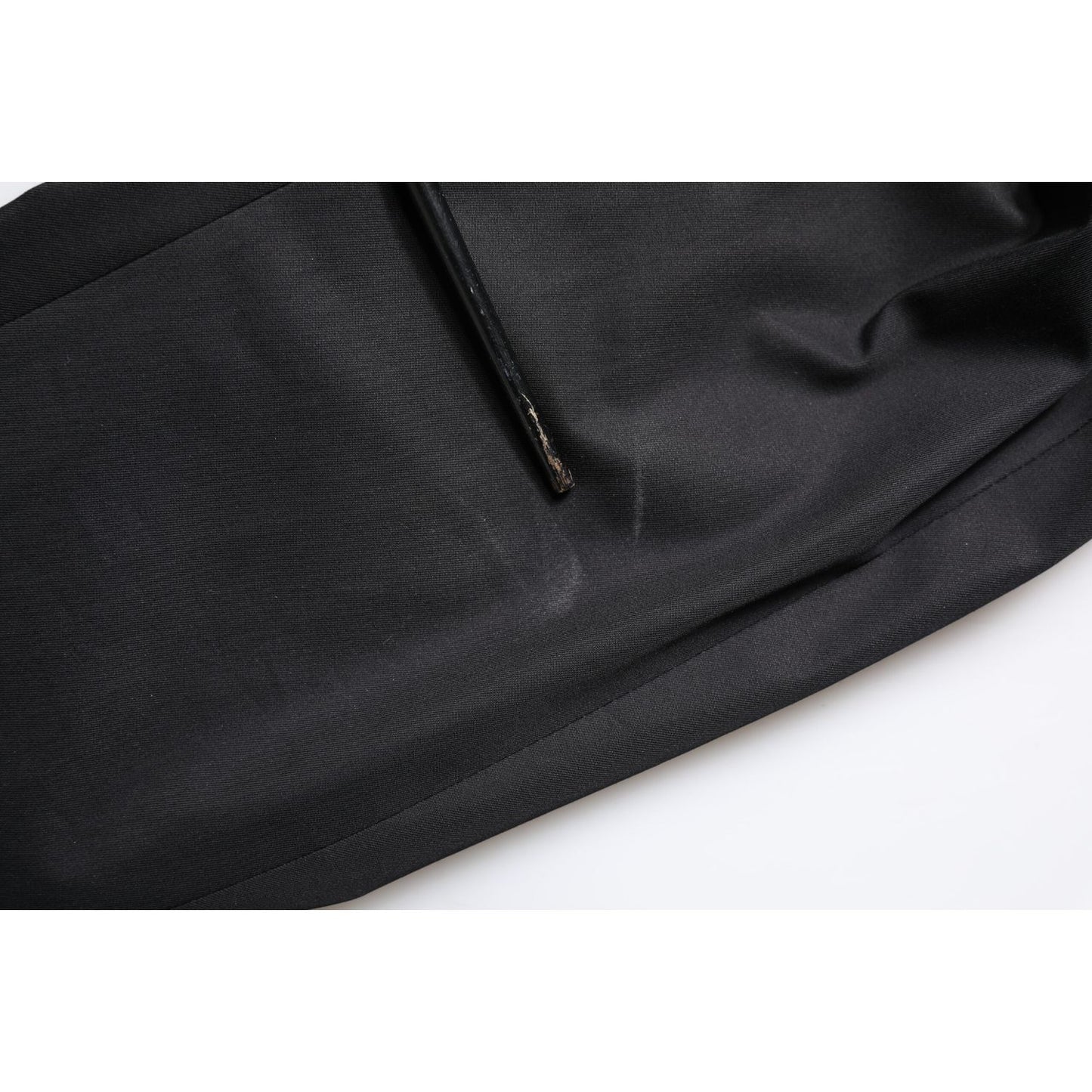 Dolce & Gabbana Black Cotton Single Breasted Men Coat Blazer Dolce & Gabbana