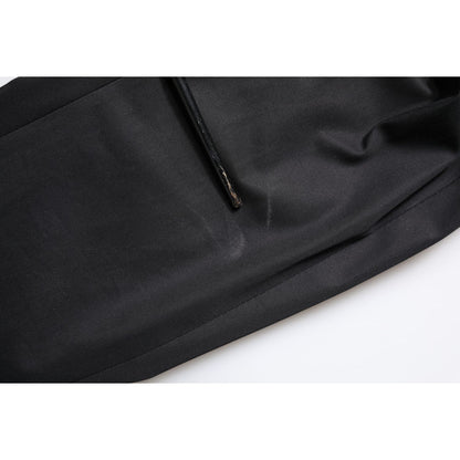 Dolce & Gabbana Black Cotton Single Breasted Men Coat Blazer Dolce & Gabbana