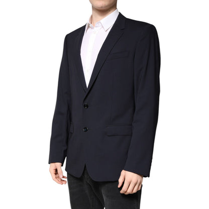 Dolce & Gabbana Black MARTINI Single Breasted Coat Blazer Dolce & Gabbana