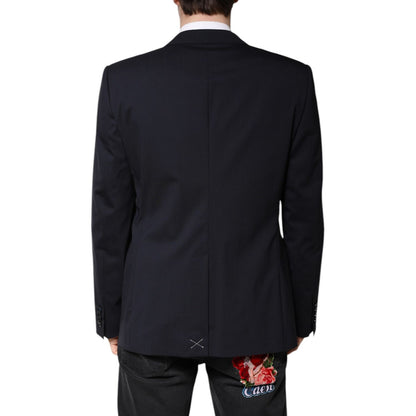 Dolce & Gabbana Black MARTINI Single Breasted Coat Blazer Dolce & Gabbana