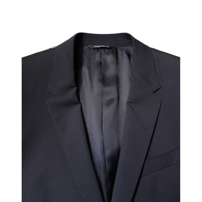 Dolce & Gabbana Black MARTINI Single Breasted Coat Blazer Dolce & Gabbana