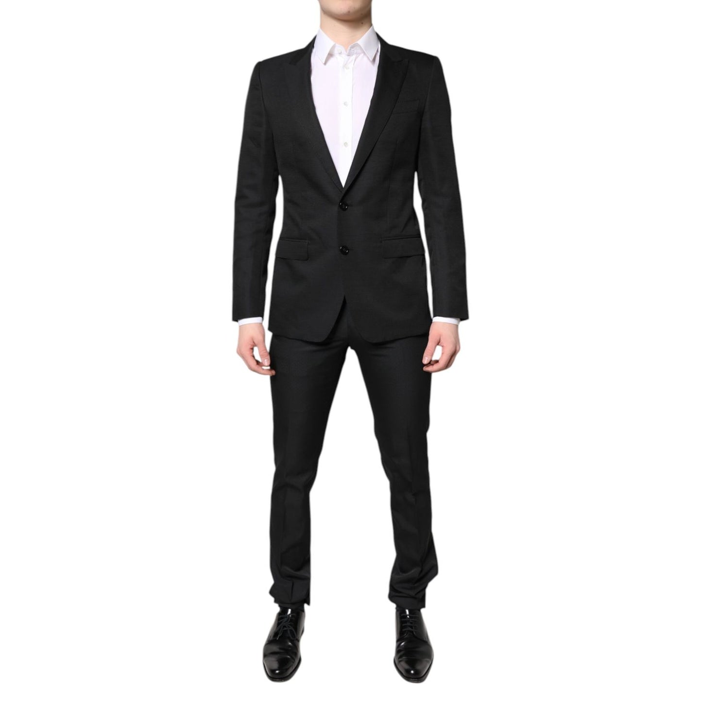 Dolce & Gabbana Black Single Breasted Formal 2 Piece Suit Dolce & Gabbana