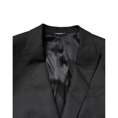 Dolce & Gabbana Black Single Breasted Formal 2 Piece Suit Dolce & Gabbana