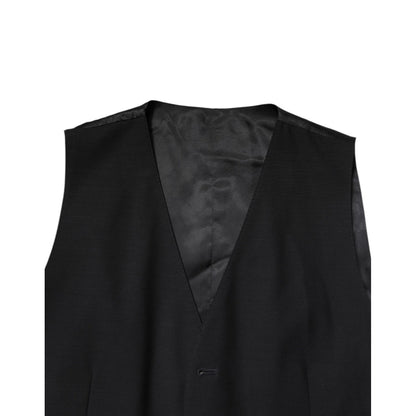 Dolce & Gabbana Black Single Breasted Formal 3 Piece Suit Dolce & Gabbana