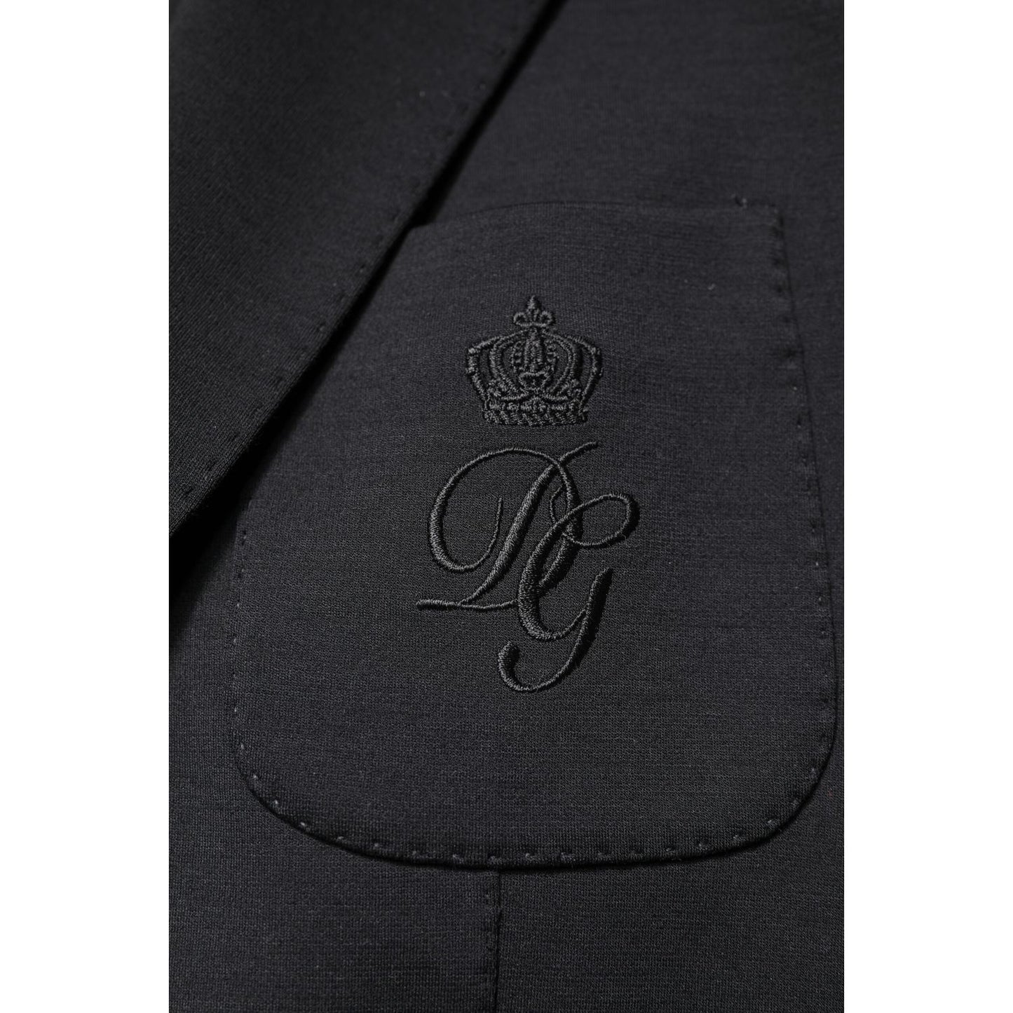 Dolce & Gabbana Black Single Breasted Men Coat Blazer Suit Dolce & Gabbana