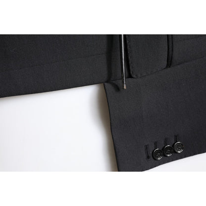 Dolce & Gabbana Black Single Breasted Men Coat Blazer Suit Dolce & Gabbana