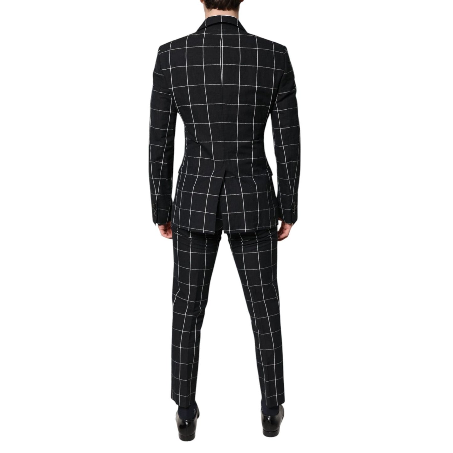 Dolce & Gabbana Black TAORMINA Double Breasted 2 Piece Suit Dolce & Gabbana