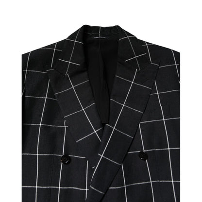 Dolce & Gabbana Black TAORMINA Double Breasted 2 Piece Suit Dolce & Gabbana