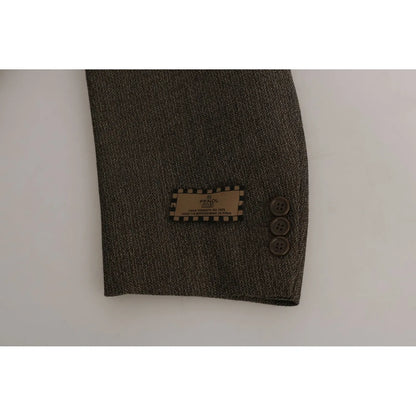 Dolce & Gabbana Brown Single Breasted Wool Suit Dolce & Gabbana