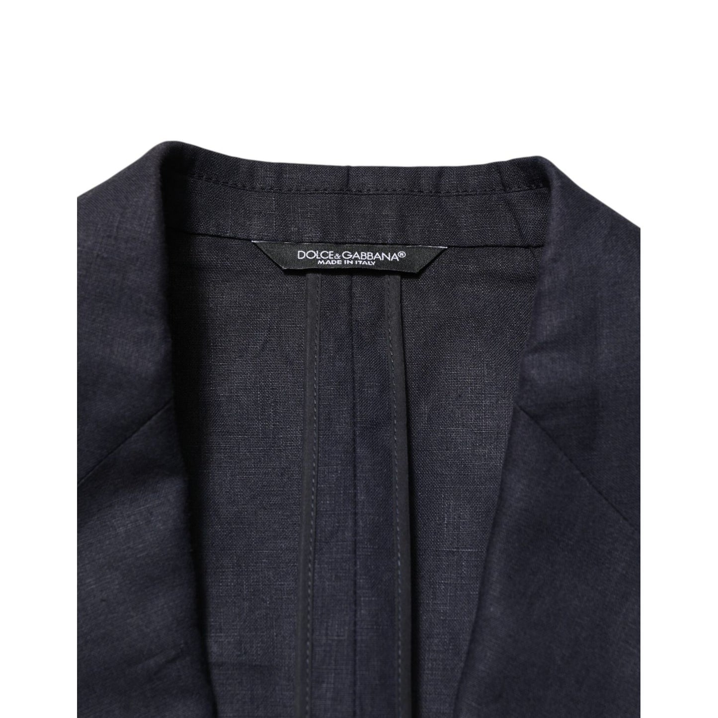 Dolce & Gabbana Dark Blue Single Breasted Men Suit Blazer Dolce & Gabbana