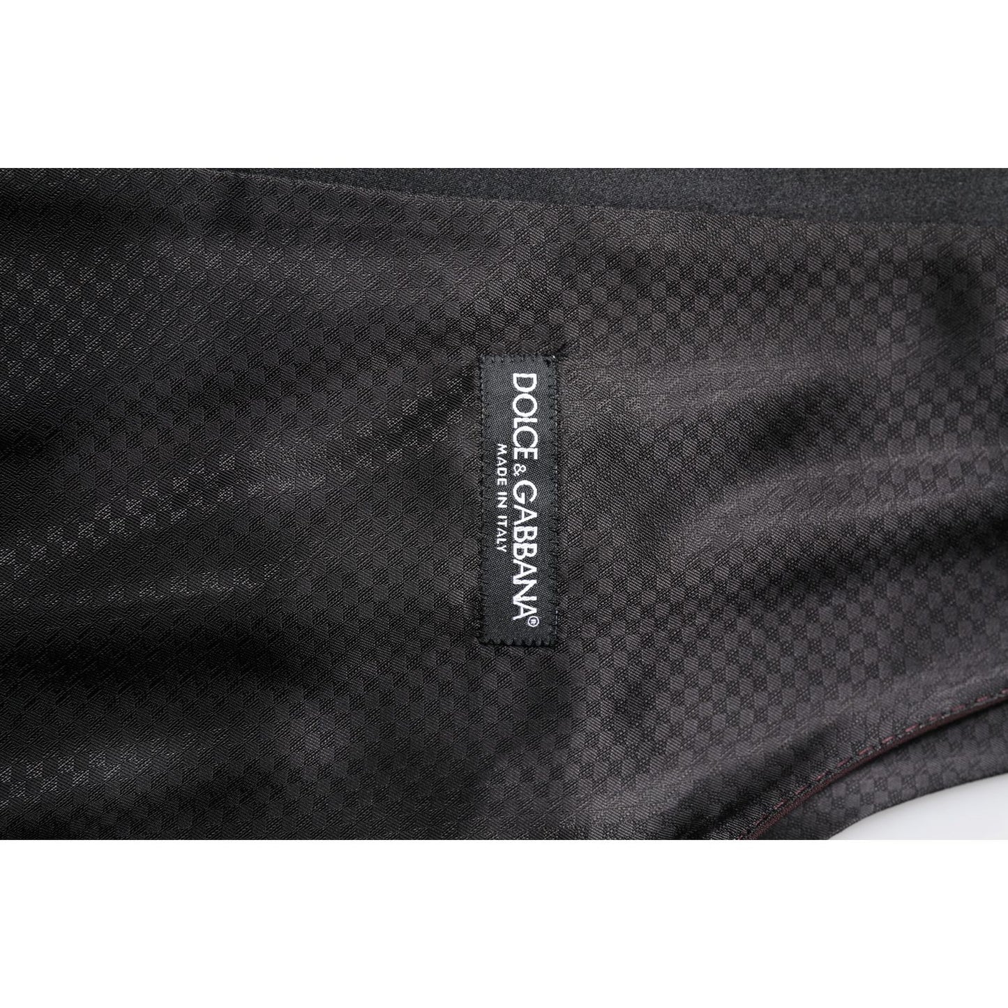 Dolce & Gabbana Maroon Wool Waistcoat Dress Formal Vest Dolce & Gabbana