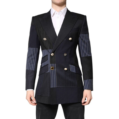 Dolce & Gabbana Multicolor Patchwork Jacket Coat Suit Blazer Dolce & Gabbana