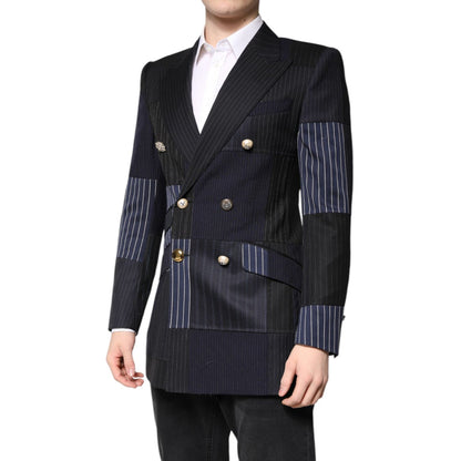 Dolce & Gabbana Multicolor Patchwork Jacket Coat Suit Blazer Dolce & Gabbana