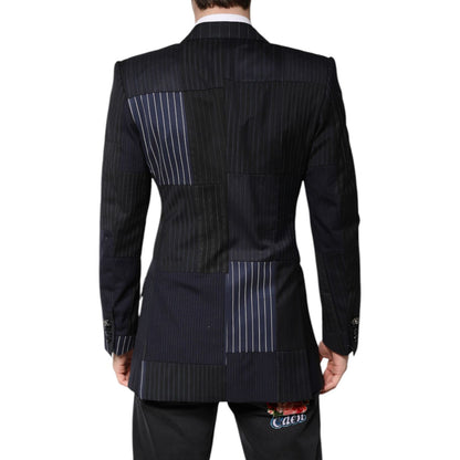 Dolce & Gabbana Multicolor Patchwork Jacket Coat Suit Blazer Dolce & Gabbana
