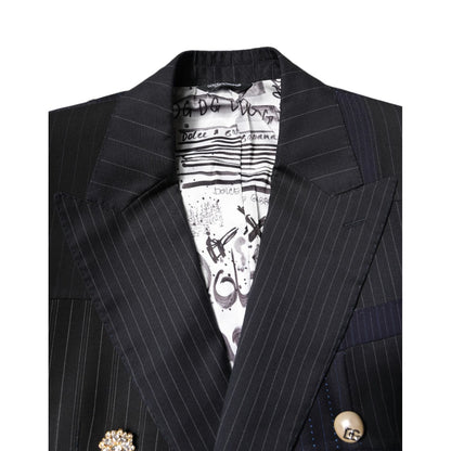 Dolce & Gabbana Multicolor Patchwork Jacket Coat Suit Blazer Dolce & Gabbana