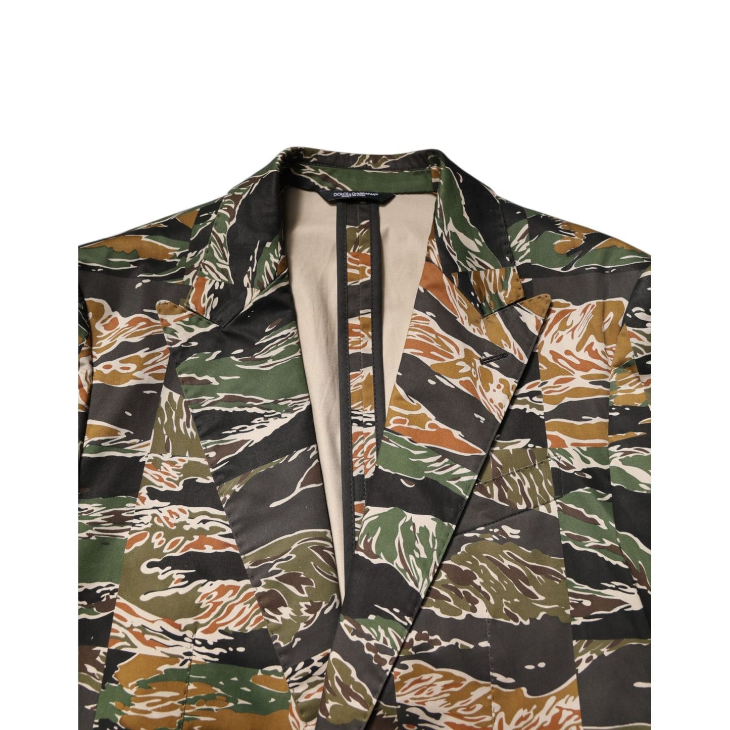 Dolce & Gabbana Multicolor TAORMINA Single Breasted 2 Piece Suit Dolce & Gabbana