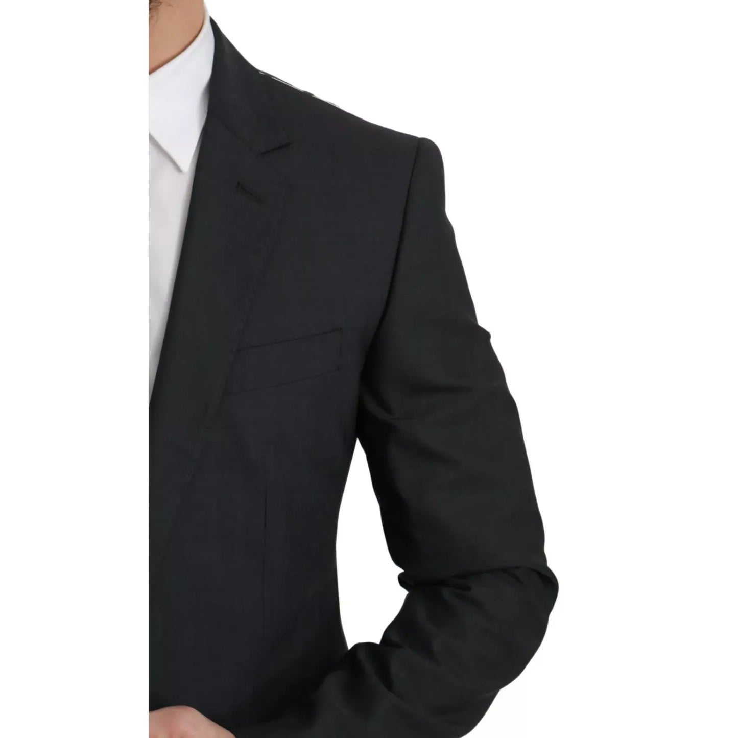 Dolce & Gabbana Slim Fit MARTINI Wool Gray Suit Dolce & Gabbana