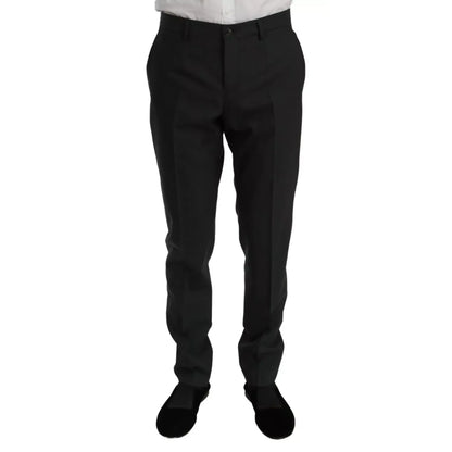 Dolce & Gabbana Slim Fit MARTINI Wool Gray Suit Dolce & Gabbana