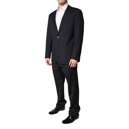 Emporio Armani Black Single Breasted Formal 2 Piece Suit Emporio Armani