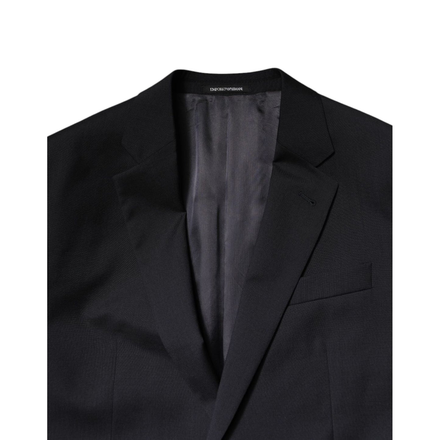 Emporio Armani Black Single Breasted Formal 2 Piece Suit Emporio Armani