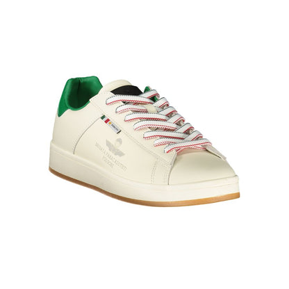 Esercito 1659 White Polyurethane Men Sneaker