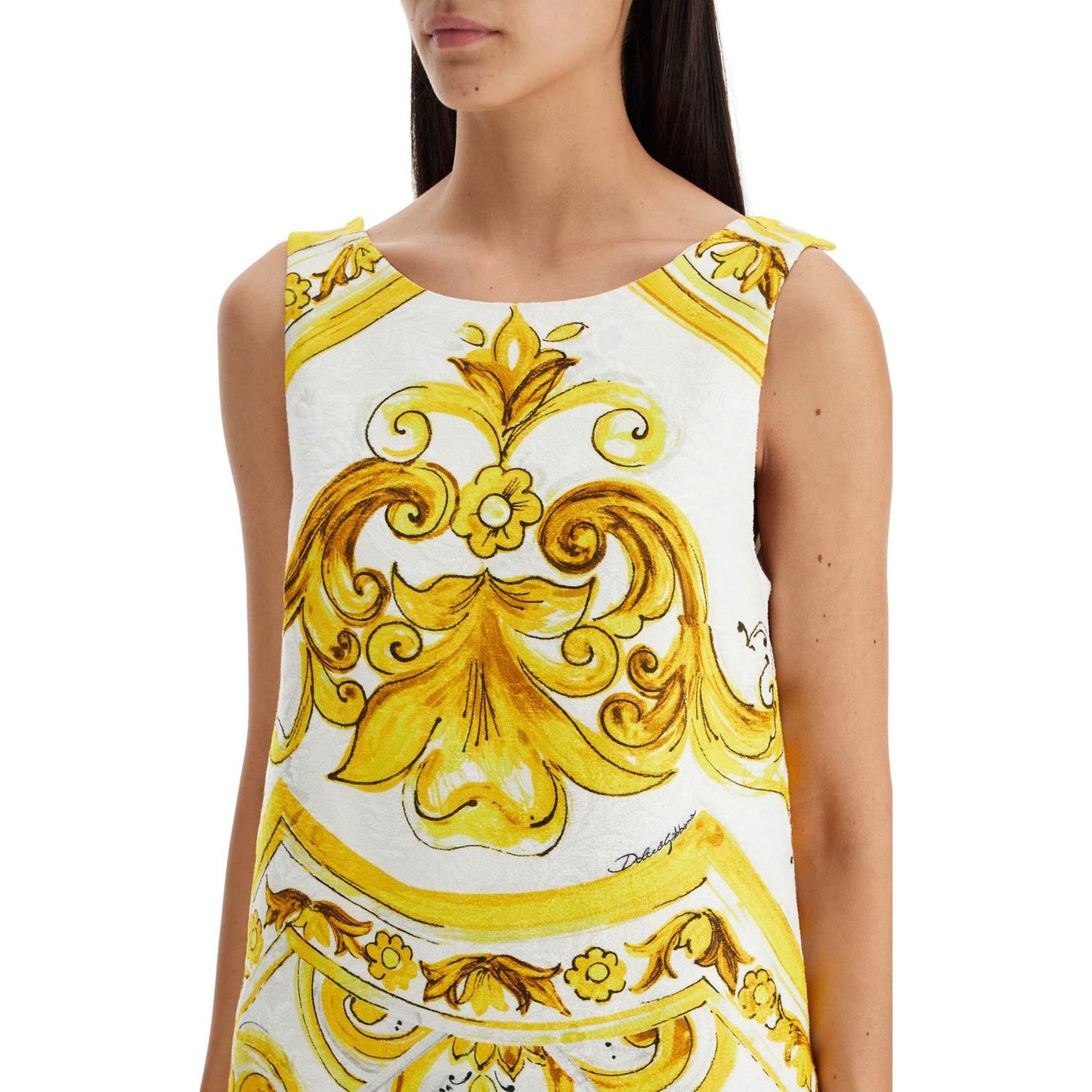 Dolce & Gabbana 'mini brocade dress with mai Dresses Dolce & Gabbana