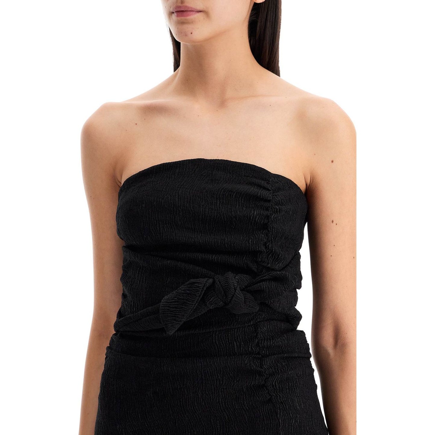 Ganni strapless viscose top Topwear Ganni