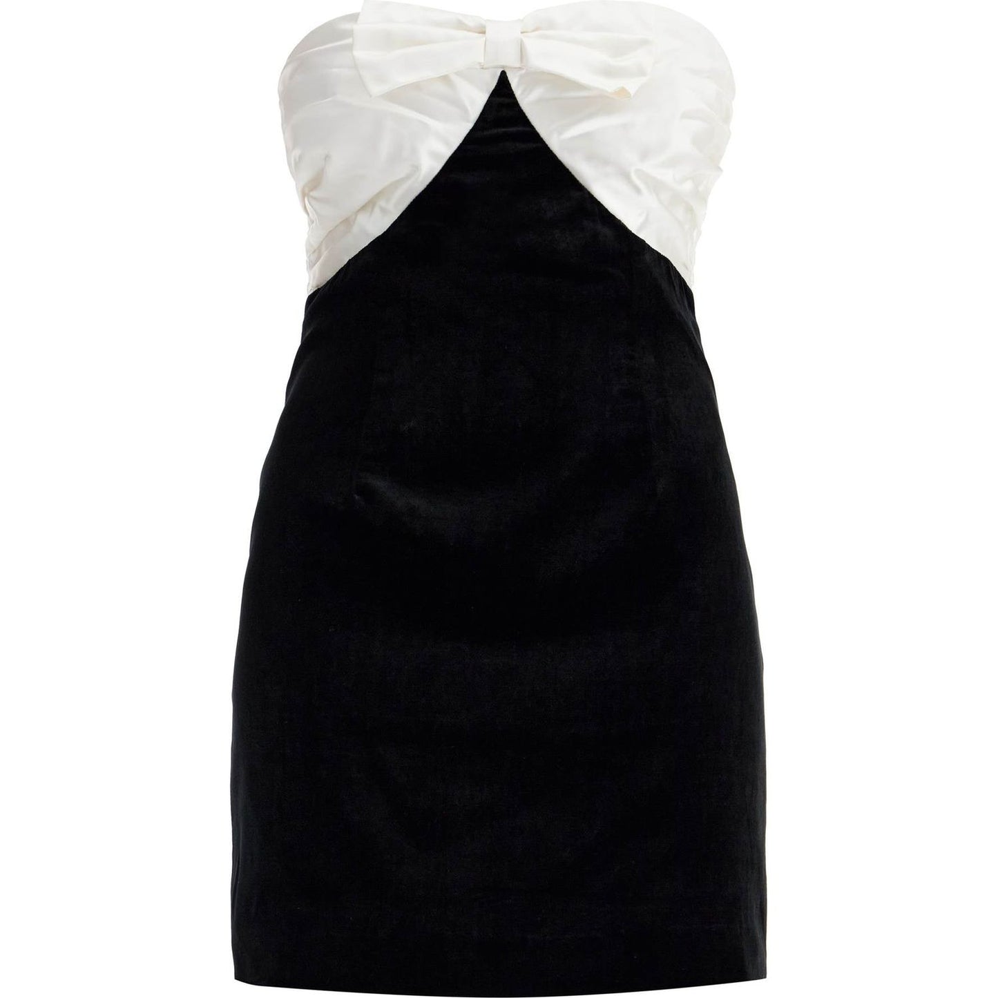 Alessandra Rich velvet mini dress with bow accent Dresses Alessandra Rich