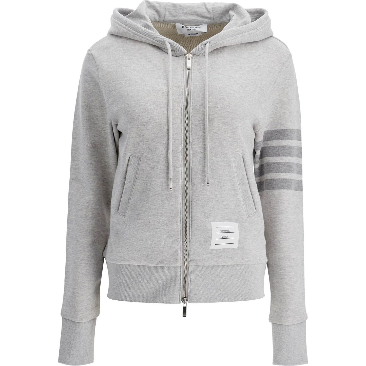 Thom Browne 4-bar hoodie with zipper and Topwear Thom Browne