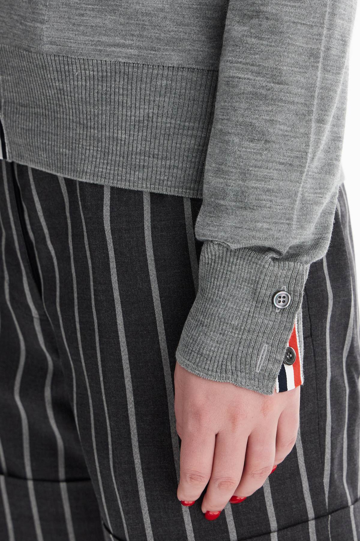 Thom Browne 4-bar merino wool cardigan Knitwear Thom Browne