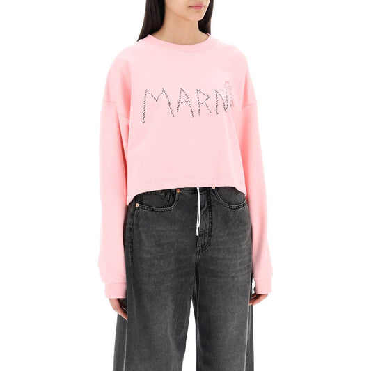 Marni Marni "organic cotton sweatshirt with hand-embroid Topwear Marni