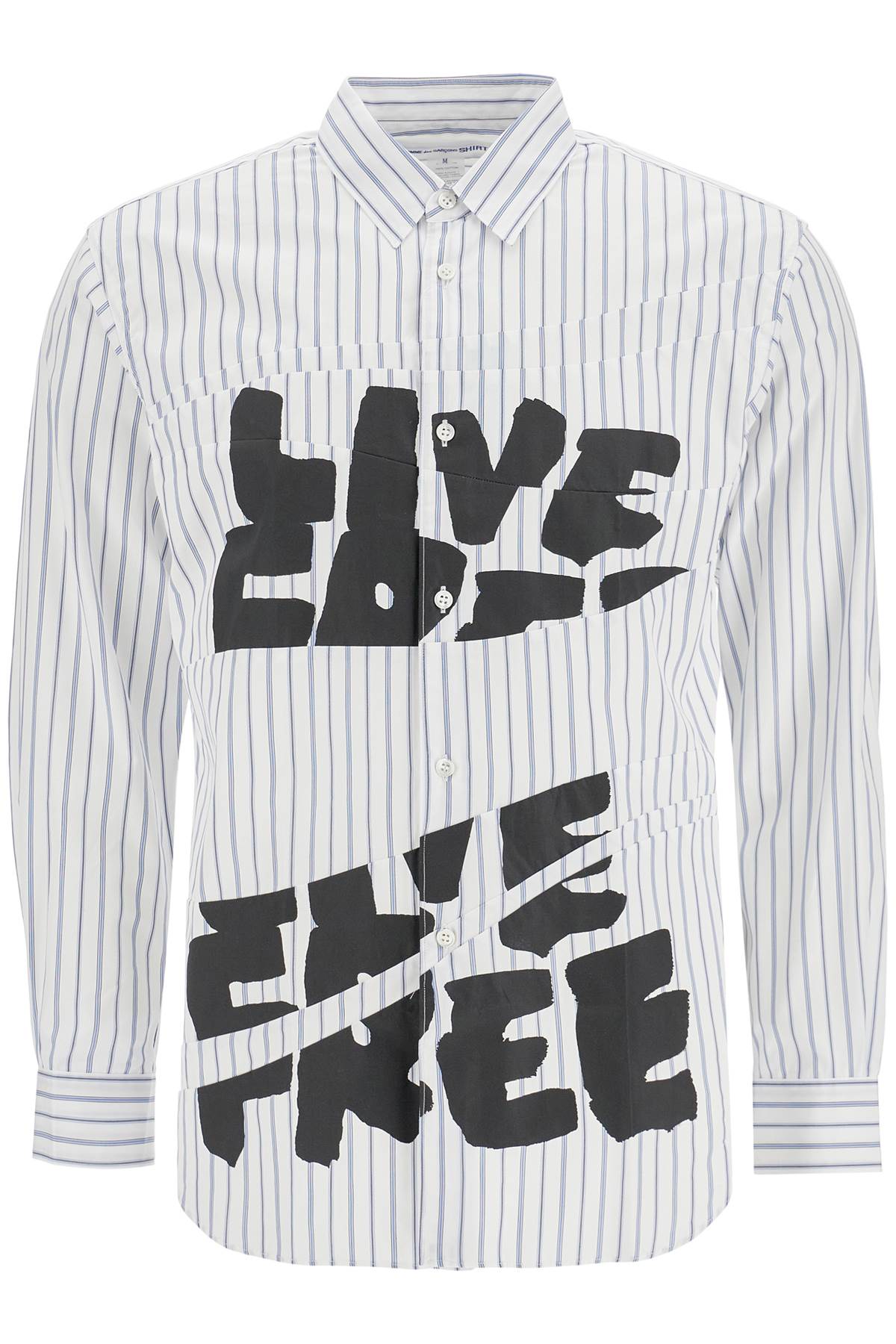 Comme Des Garcons Shirt 'live free printed shirt' Shirts Comme Des Garcons Shirt