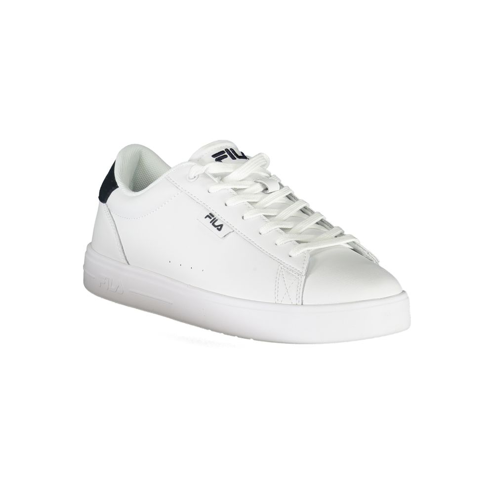 Fila White Polyester Athletic Sneakers