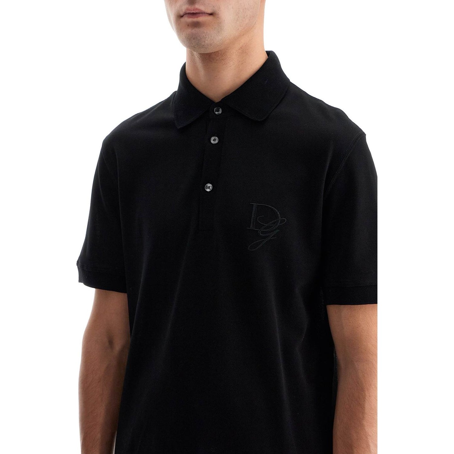 Dolce & Gabbana polo shirt with dg embroidery Topwear Dolce & Gabbana