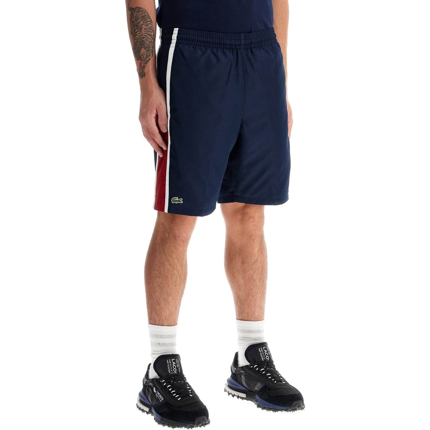 Lacoste sporty color block bermuda shorts Short trousers Lacoste