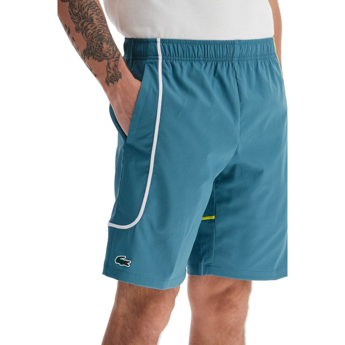 Lacoste sporty bermuda shorts with contrasting stitching Short trousers Lacoste