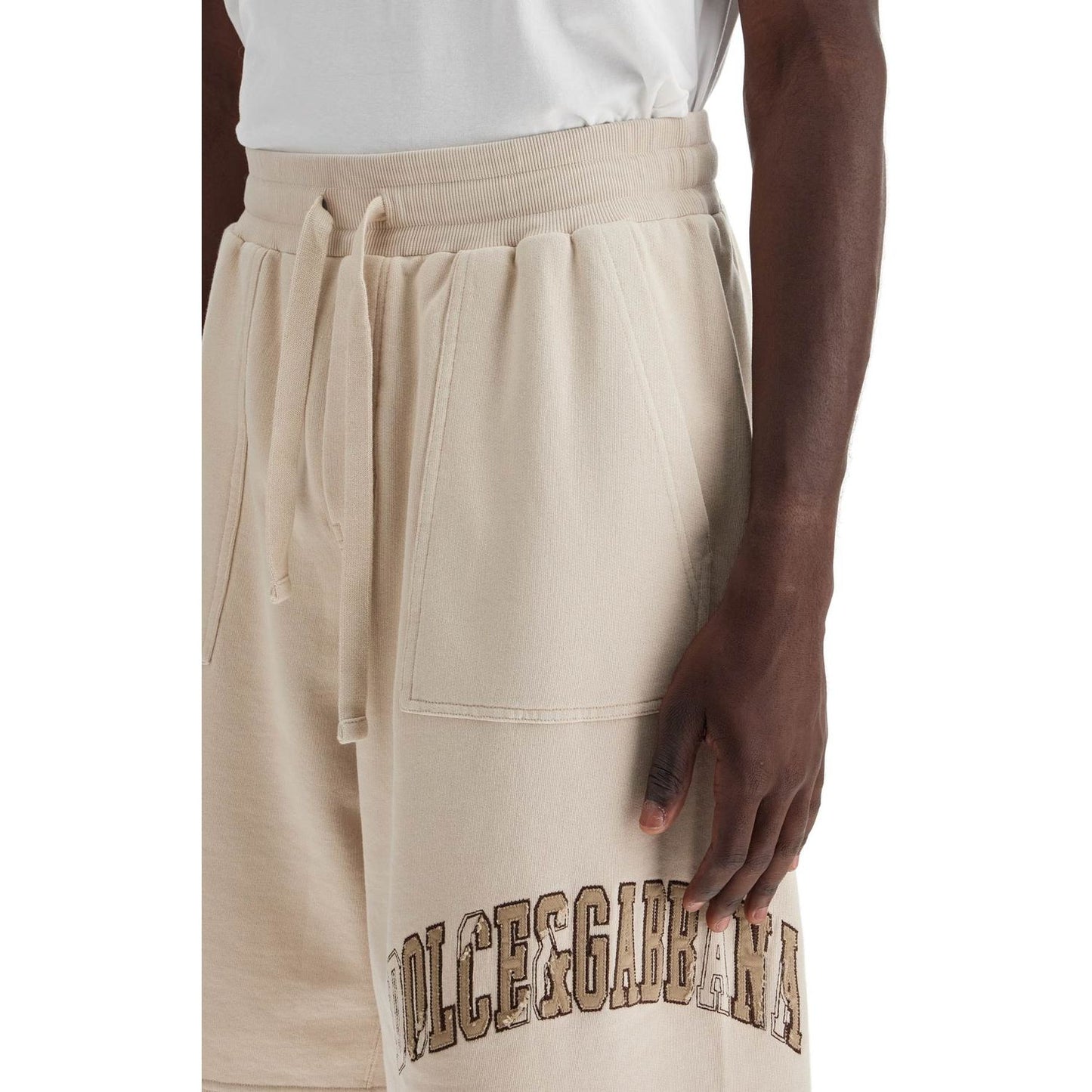 Dolce & Gabbana embroidered logo jogger bermuda Short trousers Dolce & Gabbana