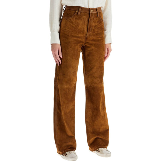 Golden Goose suede leather pants for men