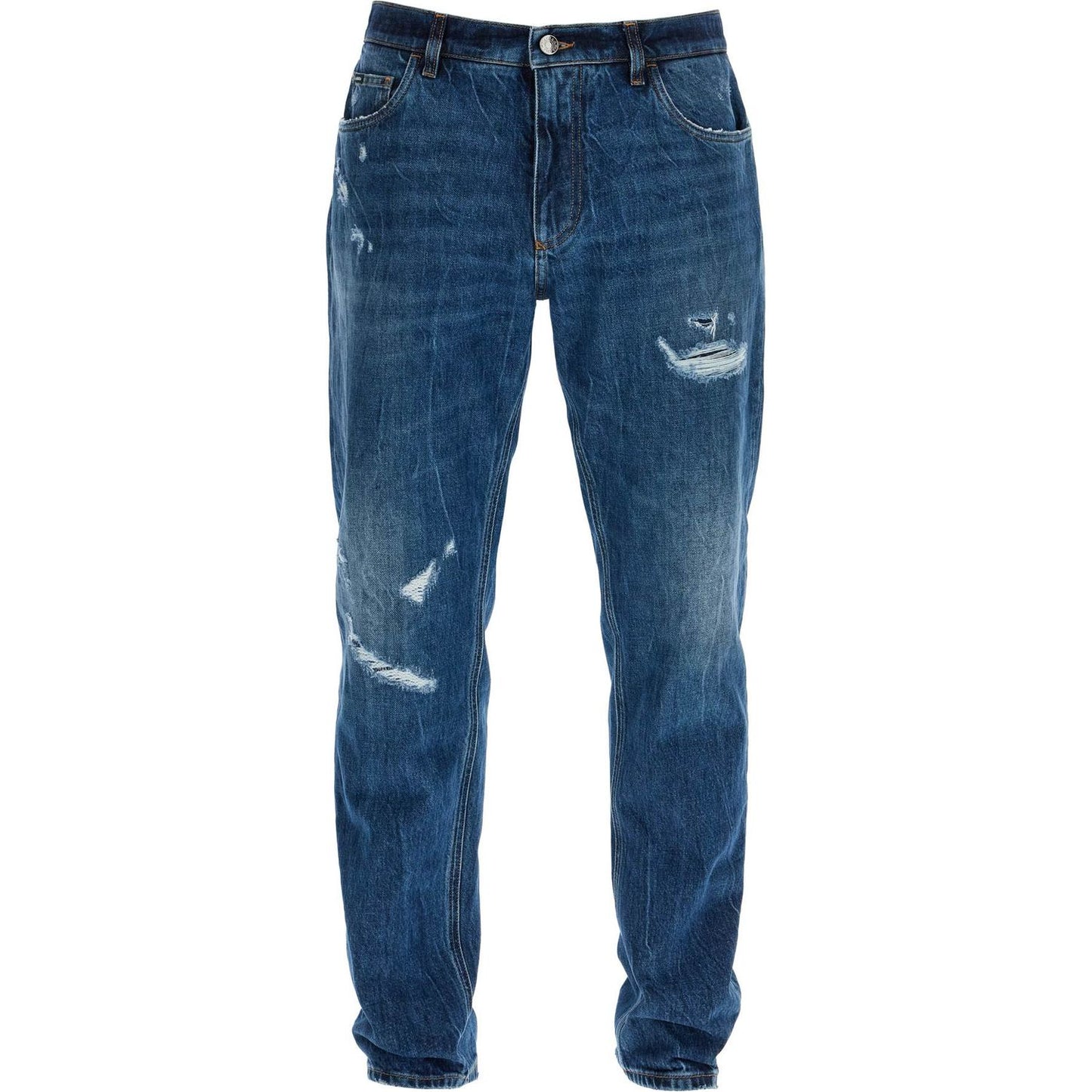 Dolce & Gabbana distressed denim loose fit jeans for men Jeans Dolce & Gabbana