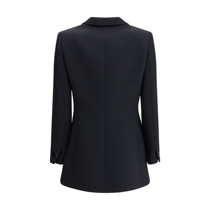 Giorgio Armani Black Polyester Blazer Giorgio Armani