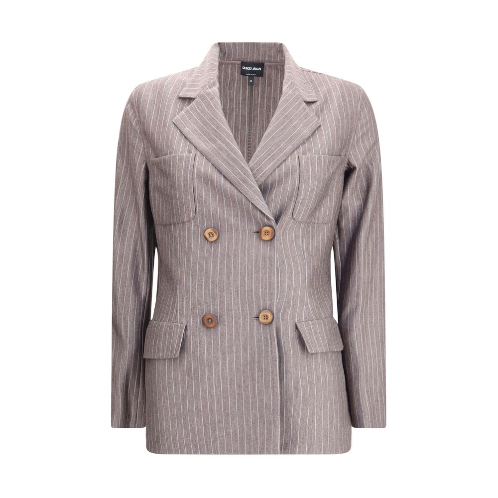 Giorgio Armani Brown Cashmere Blazer Giorgio Armani