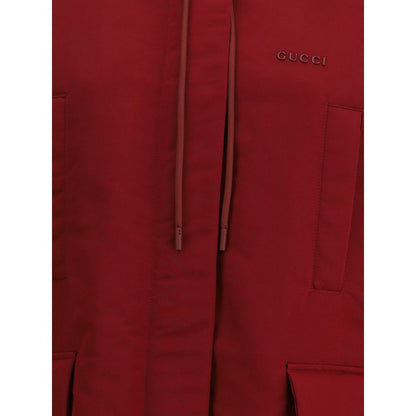 Gucci Bordeaux Polyester Shell Jacket Gucci