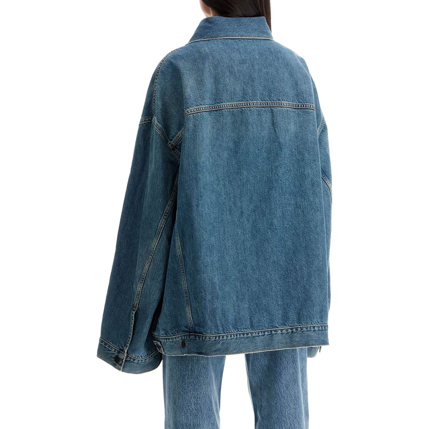 Haikure "janet's oversized denim jacket Jackets Haikure