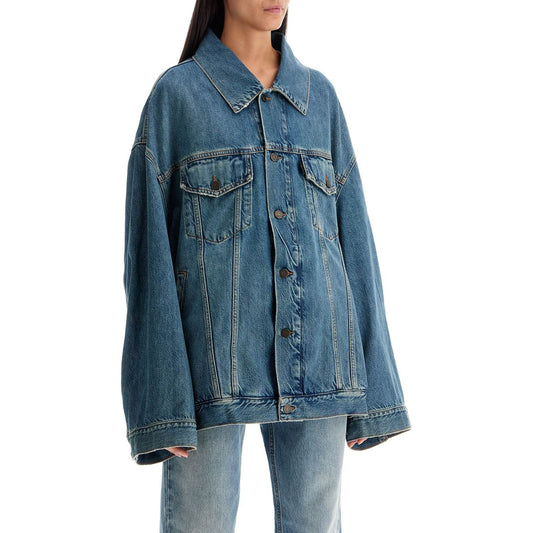 Haikure "janet's oversized denim jacket Jackets Haikure